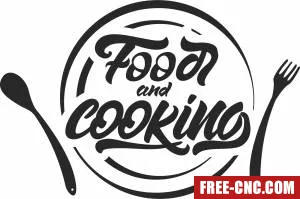 Food and cooking - Free dxf for laser cutting and plasma