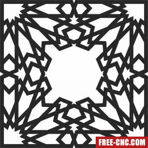 Door wall screen pattern wall screen wall - Download free dxf for cnc plasma cutting