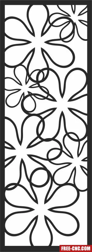 Door decorative wall decorative - Download free dxf for cnc plasma cutting