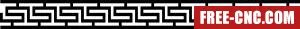 Wall screen wall - Free dxf for laser cutting and plasma