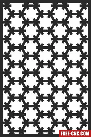 Pattern screen pattern screen pattern door screen - Free dxf for laser cutting and plasma
