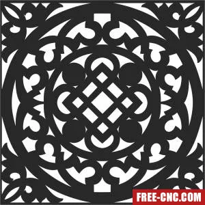 Wall decorative screen decorative screen screen decorative - Free dxf files ready to cut Wall decorative screen decorative screen screen decorative - Free dxf files ready to cut