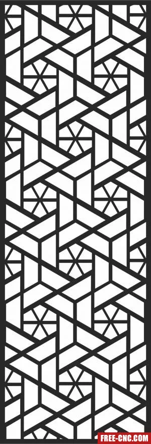 Screen door screen wall screen - Free dxf for laser cutting and plasma