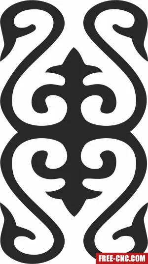 Wall decorative wall decorative screen - Free dxf files ready to cut
