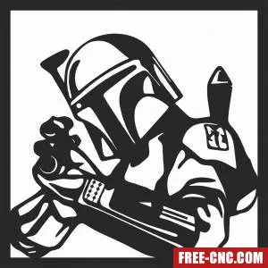 Dark vador star wars - Download free dxf for cnc plasma cutting