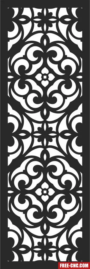 Door decorative wall door wall decorative wall - Download free dxf for cnc plasma cutting