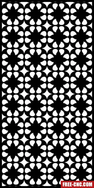 Decorative pattern wall screens panel for doors - free dxf download Decorative pattern wall screens panel for doors - free dxf download