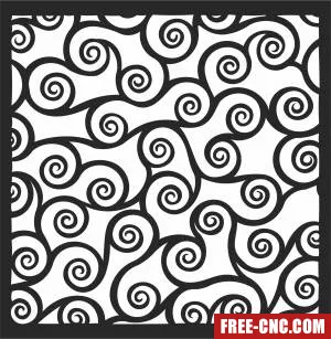 Decorative wall decorative wall door - Download free dxf for cnc plasma cutting