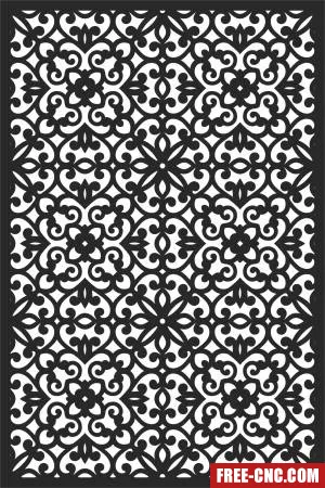 Pattern door wall door decorative door pattern - Free dxf download