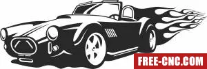 Shelby cobra 427 race car - Free dxf files ready to cut