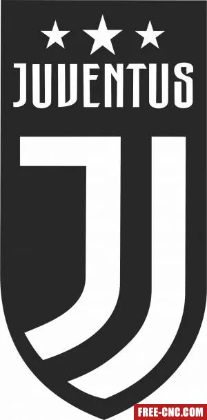 Juventus fc logo - Download free dxf for cnc plasma cutting