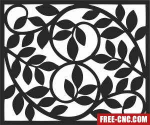 Screen door wall decorative screen pattern door - Free dxf files ready to cut Screen door wall decorative screen pattern door - Free dxf files ready to cut