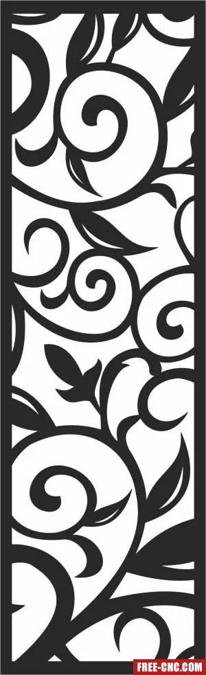 Screen pattern wall pattern - Free dxf download