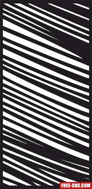 Decorative panel door wall art screen pattern - Download free dxf for cnc plasma cutting