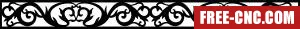 Wall wall pattern wall decorative screen door - Free dxf download