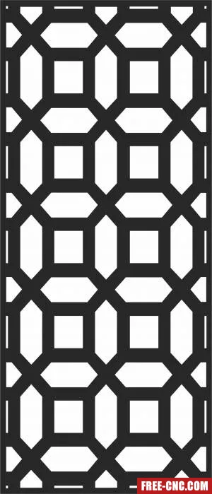 Door pattern door pattern decorative - Free dxf download