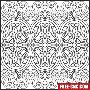 Screen wall decorative door - Free dxf for laser cutting and plasma