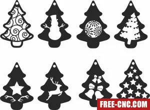 Christmas trees pack - Download free dxf for cnc plasma cutting Christmas trees pack - Download free dxf for cnc plasma cutting