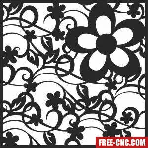 Door pattern screen pattern - Free dxf download