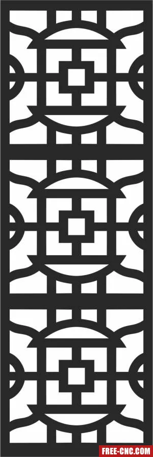 Door decorative pattern screen pattern screen - Download free dxf for cnc plasma cutting