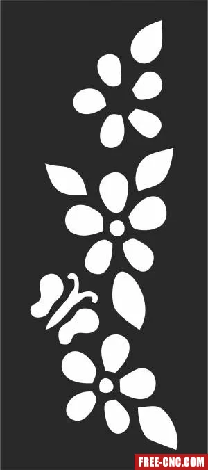 Pattern door decorative wall - Free dxf download