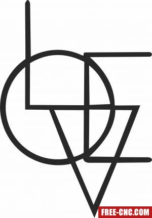 Love sign wall decoration - Free dxf download