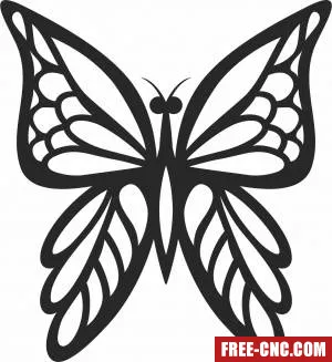 Butterfly wall decor - Free dxf download