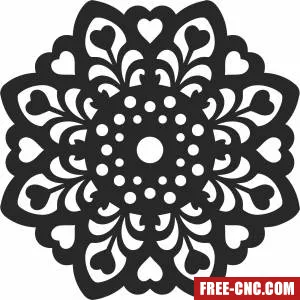 Ornament decorative art - Free dxf download