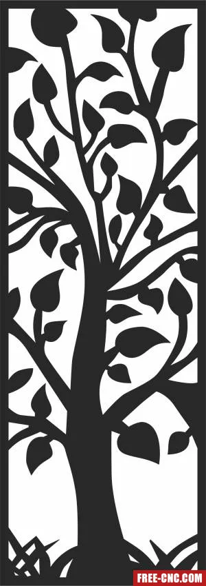 Wall screen wall door decorative wall - Download free dxf for cnc plasma cutting