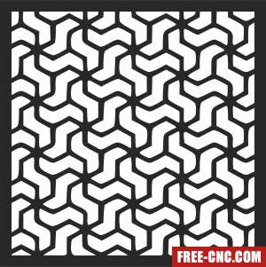 Pattern door screen door pattern screen - Free dxf for laser cutting and plasma