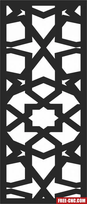 Pattern decorative wall screen decorative pattern wall - Download free dxf for cnc plasma cutting