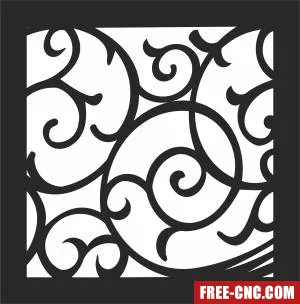 Pattern decorative pattern - Download free dxf for cnc plasma cutting