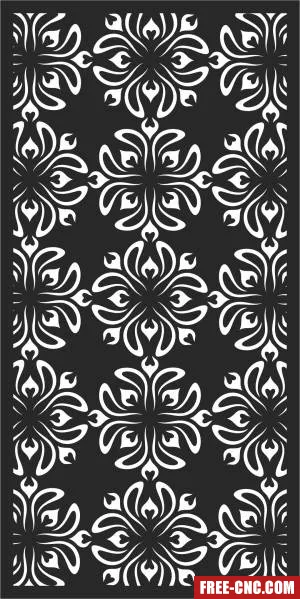 Pattern wall decorative wall decorative wall - Free dxf files ready to cut