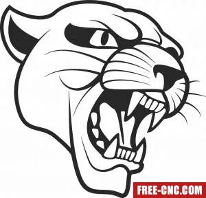 Lion face wall decor - Download free dxf for cnc plasma cutting