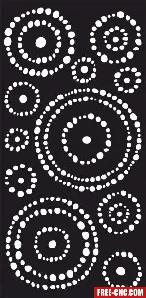 Decorative wall screen pattern rocks panels - Download free dxf for cnc plasma cutting
