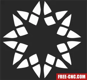 Wall screen decorative screen - Download free dxf for cnc plasma cutting