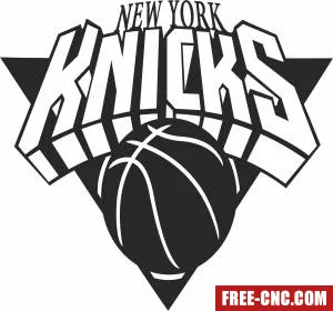 New york knicks nba logo - Free dxf for laser cutting and plasma