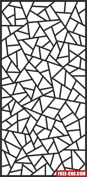 Pattern screen pattern door - Free dxf download