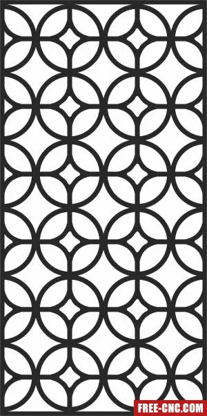 Decorative door screen door screen decorative - Free dxf files ready to cut