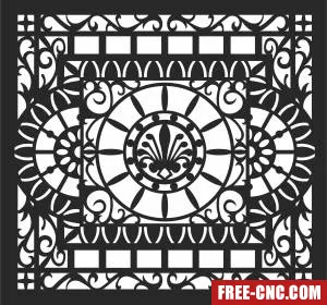 Pattern decorative screen pattern screen decorative - Download free dxf for cnc plasma cutting