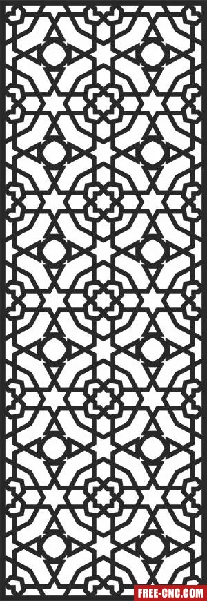 Wall decorative pattern wall pattern - Free dxf download