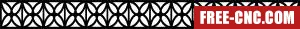 Decorative door decorative pattern wall - Download free dxf for cnc plasma cutting