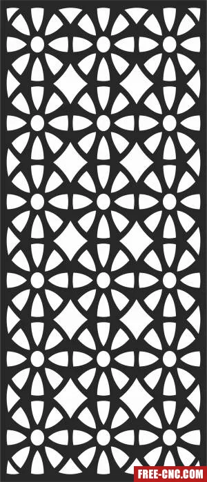 Wall decorative wall decorative wall - Download free dxf for cnc plasma cutting