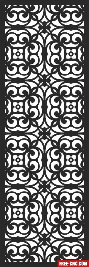 Decorative door wall decorative wall screen decorative - Download free dxf for cnc plasma cutting