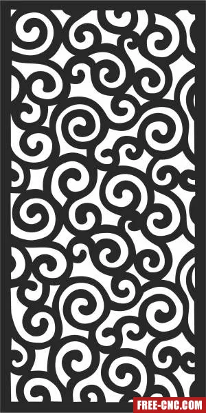 Door wall screen door screen door wall - Free dxf files ready to cut