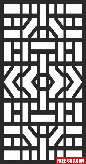 Pattern wall pattern - Free dxf download