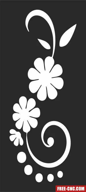 Wall screen pattern door pattern decorative wall - Free dxf for laser cutting and plasma