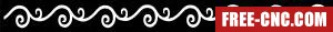 Screen door decorative wall - Free dxf download
