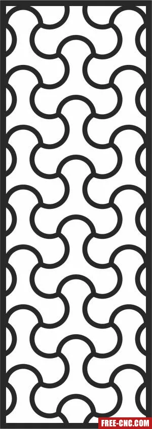 Wall screen decorative pattern door - Download free dxf for cnc plasma cutting Wall screen decorative pattern door - Download free dxf for cnc plasma cutting