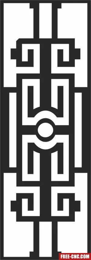 Wall screen wall pattern wall pattern - Download free dxf for cnc plasma cutting